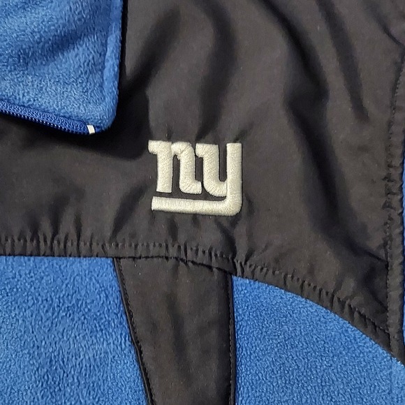 New York Giants Coat Mens XL NFL Full Zipper Long Sleeve - Picture 5 of 7